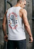 Herren Tank-Top Aufdruck Schrift Eat Pasta Backprint Brustlogo Retro Fashion Sommer Muskelshirt Neverless®preview