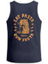 Herren Tank-Top Aufdruck Schrift Eat Pasta Backprint Brustlogo Retro Fashion Sommer Muskelshirt Neverless®preview