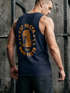 Herren Tank-Top Aufdruck Schrift Eat Pasta Backprint Brustlogo Retro Fashion Sommer Muskelshirt Neverless®preview