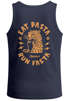 Herren Tank-Top Aufdruck Schrift Eat Pasta Backprint Brustlogo Retro Fashion Sommer Muskelshirt Neverless®preview