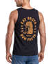 Herren Tank-Top Aufdruck Schrift Eat Pasta Backprint Brustlogo Retro Fashion Sommer Muskelshirt Neverless®preview