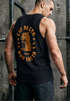 Herren Tank-Top Aufdruck Schrift Eat Pasta Backprint Brustlogo Retro Fashion Sommer Muskelshirt Neverless®preview