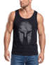 Herren Tank-Top Aufdruck Sparta Helm Spartan Warrior Fashion Streetstyle Muskelshirt Muscle Shirt Neverless®preview