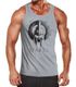 Herren Tank-Top Aufdruck Sparta Helmet Krieger Warrior Spartahelm Fitness Muskelshirt Muscle Shirt Neverless®preview