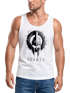 Herren Tank-Top Aufdruck Sparta Helmet Krieger Warrior Spartahelm Fitness Muskelshirt Muscle Shirt Neverless®preview