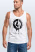 Herren Tank-Top Aufdruck Sparta Helmet Krieger Warrior Spartahelm Fitness Muskelshirt Muscle Shirt Neverless®preview
