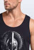 Herren Tank-Top Aufdruck Sparta Helmet Krieger Warrior Spartahelm Fitness Muskelshirt Muscle Shirt Neverless®preview