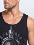Herren Tank-Top Aufdruck Sparta Spartaner-helm Krieger Warrior Schwert Schild Löwe Muskelshirt Muscle Shirt Neverless®preview