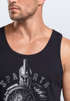 Herren Tank-Top Aufdruck Sparta Spartaner-helm Krieger Warrior Schwert Schild Löwe Muskelshirt Muscle Shirt Neverless®preview
