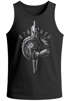 Herren Tank-Top Aufdruck Sparta Spartaner-helm Krieger Warrior Schwert Schild Löwe Muskelshirt Muscle Shirt Neverless®preview