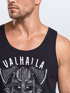 Herren Tank-Top Aufdruck Valhalla Wikinger Helm Viking Odin Krieger Muskelshirt Muscle Shirt Neverless®preview