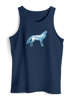 Herren Tank-Top Aufdruck Wolf Polygon Print Geometrie Outdoor Wildnins Wandern Muskelshirt Muskelshirt Neverless®preview