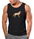 Herren Tank-Top Aufdruck Wolf Polygon Print Geometrie Outdoor Wildnins Wandern Muskelshirt Muskelshirt Neverless®preview