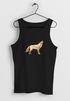 Herren Tank-Top Aufdruck Wolf Polygon Print Geometrie Outdoor Wildnins Wandern Muskelshirt Muskelshirt Neverless®preview