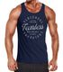 Herren Tank-Top Aufschrift Oldschool Fearless Retro Printshirt Muskelshirt Muscle Shirt Neverless®preview