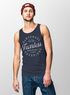 Herren Tank-Top Aufschrift Oldschool Fearless Retro Printshirt Muskelshirt Muscle Shirt Neverless®preview