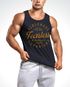 Herren Tank-Top Aufschrift Oldschool Fearless Retro Printshirt Muskelshirt Muscle Shirt Neverless®preview