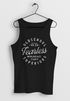 Herren Tank-Top Aufschrift Oldschool Fearless Retro Printshirt Muskelshirt Muscle Shirt Neverless®preview