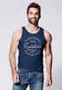 Herren Tank-Top Aufschrift Oldschool Fearless Retro Printshirt Muskelshirt Muscle Shirt Neverless®preview