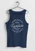 Herren Tank-Top Aufschrift Oldschool Fearless Retro Printshirt Muskelshirt Muscle Shirt Neverless®preview