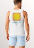 Herren Tank-Top Backprint Amalfi Dolce Vita Italien Printshirt Grafikshirt mit Rückenaufdruck Muskelshirt Neverless®preview