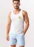 Herren Tank-Top Backprint Amalfi Dolce Vita Italien Printshirt Grafikshirt mit Rückenaufdruck Muskelshirt Neverless®preview