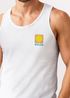 Herren Tank-Top Backprint Amalfi Dolce Vita Italien Printshirt Grafikshirt mit Rückenaufdruck Muskelshirt Neverless®preview