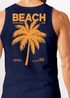 Herren Tank-Top Backprint Beach Social Club Retro Sommer Shirt mit Palmen Print und California Vibes – Muskelshirt Neverless®preview