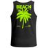 Herren Tank-Top Backprint Beach Social Club Retro Sommer Shirt mit Palmen Print und California Vibes – Muskelshirt Neverless®preview