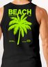 Herren Tank-Top Backprint Beach Social Club Retro Sommer Shirt mit Palmen Print und California Vibes – Muskelshirt Neverless®preview