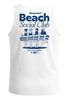 Herren Tank-Top Backprint Beach Social Club Surfer Grafik Sommer-Slogan Muskelshirt Baumwolle Neverless®preview