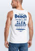 Herren Tank-Top Backprint Beach Social Club Surfer Grafik Sommer-Slogan Muskelshirt Baumwolle Neverless®preview