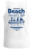 Herren Tank-Top Backprint Beach Social Club Surfer Grafik Sommer-Slogan Muskelshirt Baumwolle Neverless®preview
