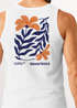 Herren Tank-Top Backprint – Botanical Design – Muscleshirt mit Grafik Floral Fashion Streetstyle Muskelshirt Neverless®preview