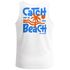 Herren Tank-Top Backprint Catch Me at the Beach - Sommer Funshirt mit Palmen Print Retro Grafikshirt Muskelshirt Neverless®preview