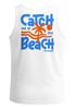 Herren Tank-Top Backprint Catch Me at the Beach - Sommer Funshirt mit Palmen Print Retro Grafikshirt Muskelshirt Neverless®preview