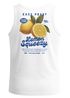 Herren Tank-Top Backprint Easy Peasy Lemon Squeezy Zitrusfrüchte mediterran Vintage Printshirt Fashion Streetstyle Muskelshirt Neverless®preview