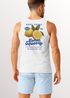 Herren Tank-Top Backprint Easy Peasy Lemon Squeezy Zitrusfrüchte mediterran Vintage Printshirt Fashion Streetstyle Muskelshirt Neverless®preview