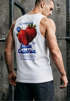 Herren Tank-Top Backprint Erdbeere Italien Retro Design Grafikshirt Sommer Urlaub Muskelshirt Fashion Streetstyle Neverless®preview