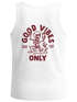 Herren Tank-Top Backprint Good Vibes Only Quitsche-Ente Motivprint Rückendruck Sommer Muskelshirt Neverless®preview