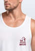 Herren Tank-Top Backprint Good Vibes Only Quitsche-Ente Motivprint Rückendruck Sommer Muskelshirt Neverless®preview