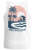 Herren Tank-Top Backprint Grafikshirt mit Palmen Sommer Retro Beach-Design Muskelshirt Baumwolle Neverless®preview
