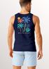 Herren Tank-Top Backprint - Grafikshirt mit Rückendruck – Urbaner Freizeit-Look für Strand Urlaub Festival Muskelshirt Neverless®preview