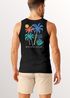 Herren Tank-Top Backprint - Grafikshirt mit Rückendruck – Urbaner Freizeit-Look für Strand Urlaub Festival Muskelshirt Neverless®preview