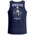 Herren Tank-Top Backprint Gym Shirt mit Sparta Helm-Print – Sportliches Muskelshirt für Crossfit, Training Sommer-Workouts Muskelshirt Neverless®preview