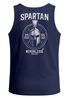 Herren Tank-Top Backprint Gym Shirt mit Sparta Helm-Print – Sportliches Muskelshirt für Crossfit, Training Sommer-Workouts Muskelshirt Neverless®preview