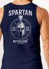 Herren Tank-Top Backprint Gym Shirt mit Sparta Helm-Print – Sportliches Muskelshirt für Crossfit, Training Sommer-Workouts Muskelshirt Neverless®preview