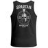 Herren Tank-Top Backprint Gym Shirt mit Sparta Helm-Print – Sportliches Muskelshirt für Crossfit, Training Sommer-Workouts Muskelshirt Neverless®preview