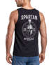 Herren Tank-Top Backprint Gym Shirt mit Sparta Helm-Print – Sportliches Muskelshirt für Crossfit, Training Sommer-Workouts Muskelshirt Neverless®preview