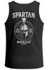 Herren Tank-Top Backprint Gym Shirt mit Sparta Helm-Print – Sportliches Muskelshirt für Crossfit, Training Sommer-Workouts Muskelshirt Neverless®preview
